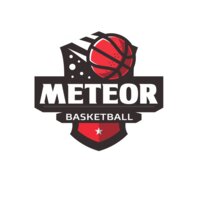 Meteor Basketball logo template