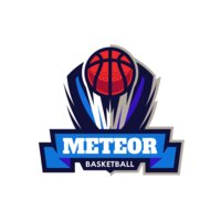 Meteor Basketball Logo Template