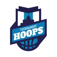 Hoops Tournament Basketball logo template