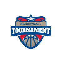 Tournament Basketball logo template 02
