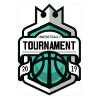 Tournament Basketball logo template 03