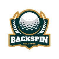 Backspin Golf club logo template