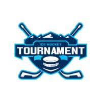Tournament Ice Hockey logo template