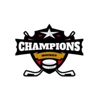 Champions Hockey logo template 02