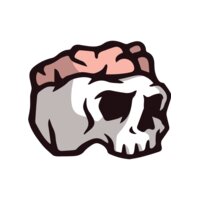 Elements Skulls logo template 32