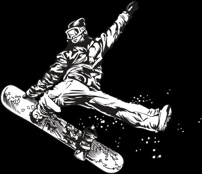 Snowboarder01NC2bw