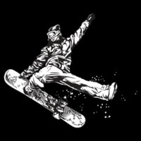 Snowboarder01NC2bw